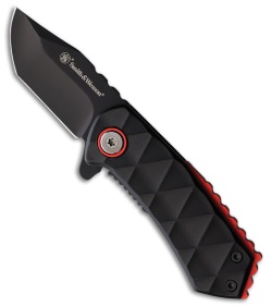 Smith &amp; Wesson 24/7 Spring Assisted Knife Black Aluminum (1.9&quot; Black) | 211773