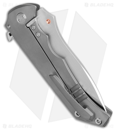 Sergey Rogovets Knives Revenant Flipper Titanium Knife( 3.70"Satin)