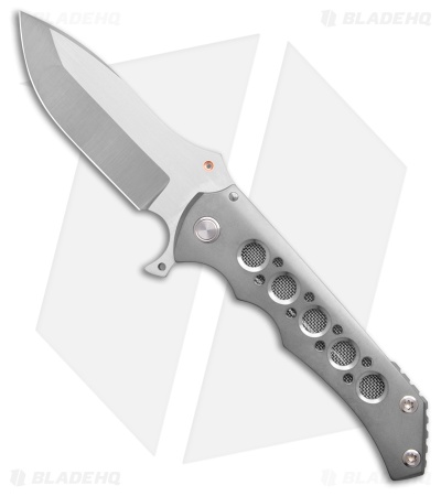 Sergey Rogovets Knives Revenant Flipper Titanium Knife( 3.70"Satin)