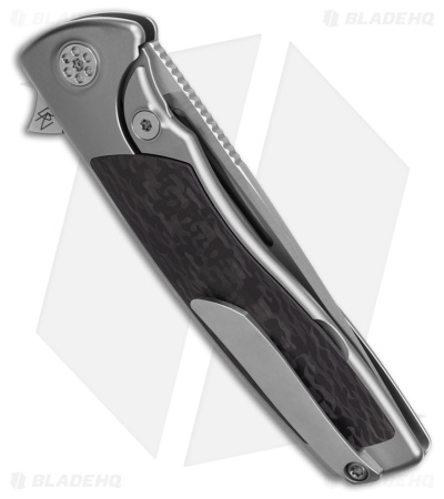 Sharp By Design Mini Evo Knife CF + Drop Point - Blade HQ 