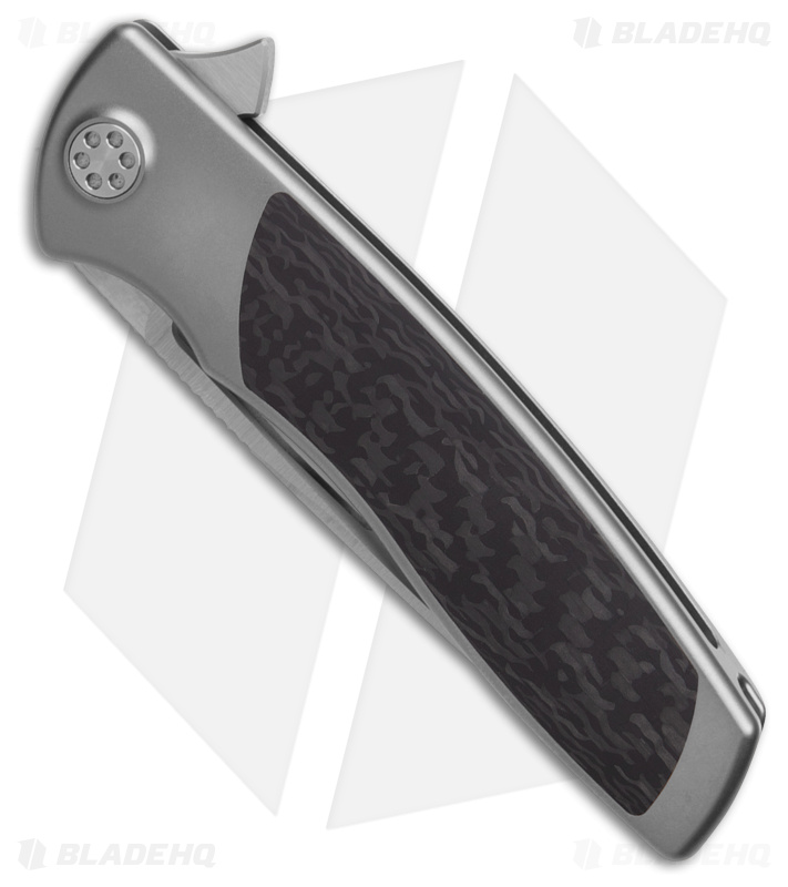 Sharp By Design Mini Evo Knife CF + Drop Point - Blade HQ