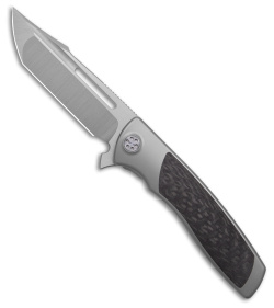 Sharp By Design Mini Evo Flipper Knife Carbon Fiber (3.25" Satin Harpoon)