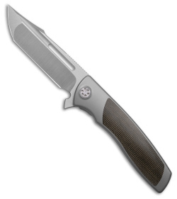 Sharp By Design Mini Evo Flipper Knife Micarta Inlay (3.25" Satin Harpoon)