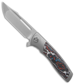 Sharp By Design Mini Evo Flipper Knife Nebula (3.25" Satin Harpoon)