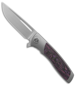 Sharp By Design Mini Evo Flipper Knife Purple Haze (3.25" Satin Drop Point)