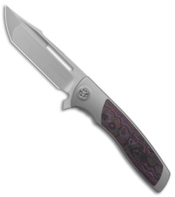 Sharp By Design Mini Evo Flipper Knife Purple Haze (3.25" Satin Harpoon)