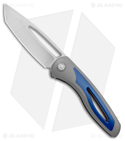 Sharp By Design Apex Front Flipper Tanto Knife Blue Ti - BHQ