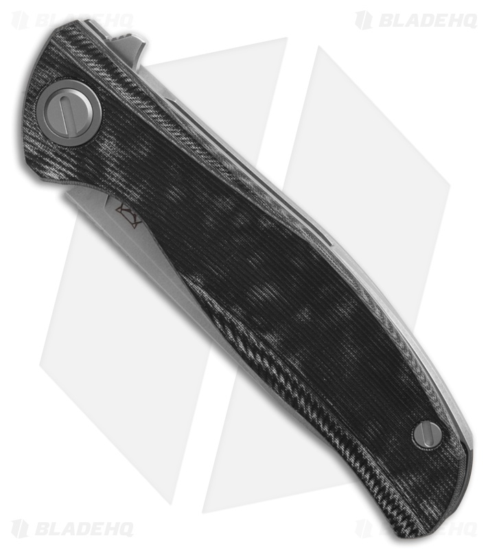 Shirogorov Knives Ursus F95 Liner Lock Knife Black Micarta (3.75" SW Elmax)