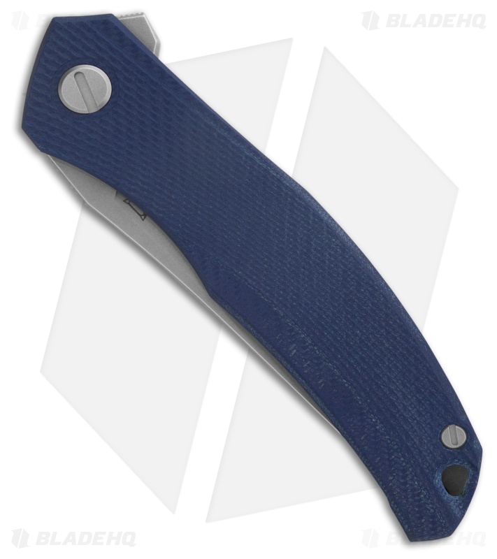 Shirogorov Ursus Quantium Frame Lock Knife SW Ti/Dark Blue G-10 (3.7" SW Cromax)