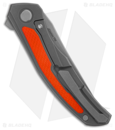 Shirogorov Ursus Quantum NL Frame Lock Knife Ti + Orange G-10 Inlay (3.7" SW)