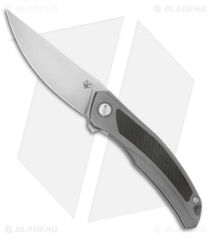 Shirogorov Ursus Quantum NL Frame Lock Knife Ti + Black G-10 Inlay (3.7" SW)