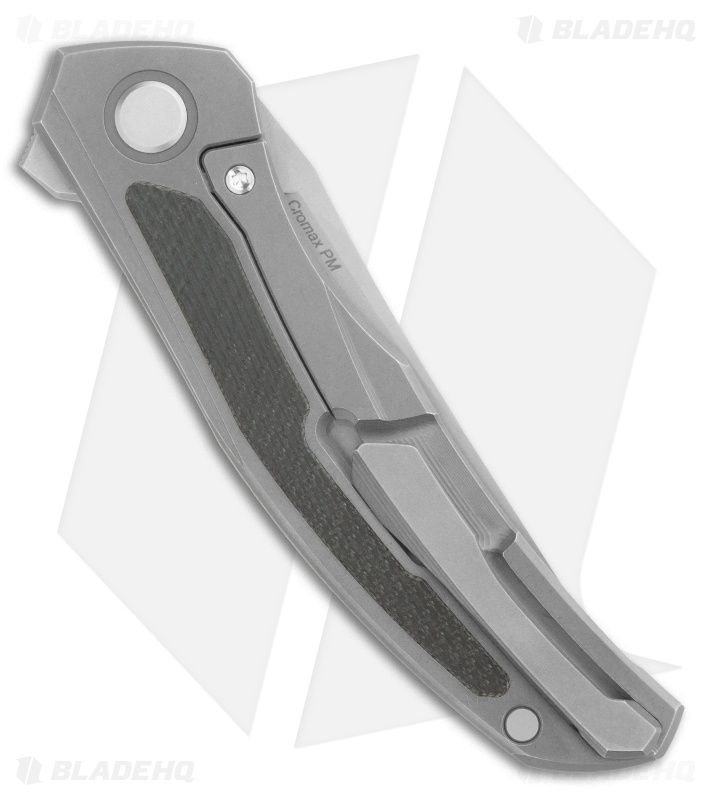 Shirogorov Ursus Quantum NL Frame Lock Knife Ti + Black G-10 Inlay (3.7" SW)