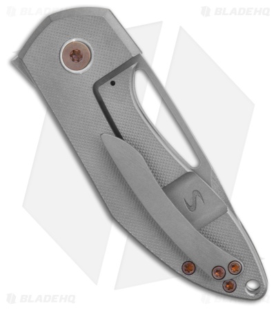Simeon Custom Knives Hobbit Frame Lock Knife Titanium/Bronze (2.75" Satin)