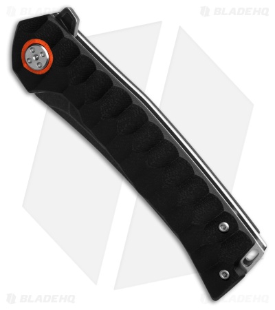 Skallywag Tactical Sao Feng Liner Lock Knife Black G-10 (3.6" Tumbled PVD)