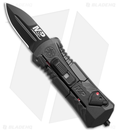 Smith & Wesson M&P OTF Compact CA Legal OTF Knife Gray Aluminum (1.9" Black)