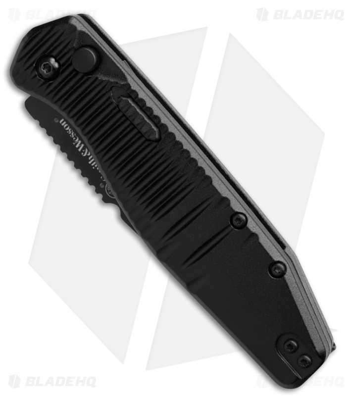 Smith & Wesson Special Ops Automatic Knife Black Aluminum (3.4" Black AUS-8)