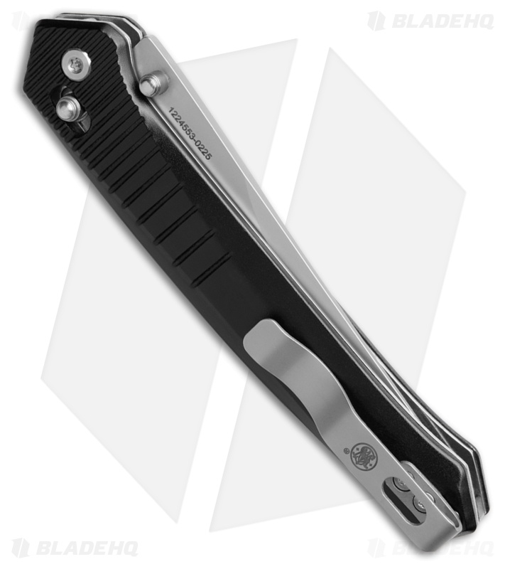 Smith & Wesson Special Ops Crossbar Lock Knife Black Aluminum (3.3" Bead Blast)