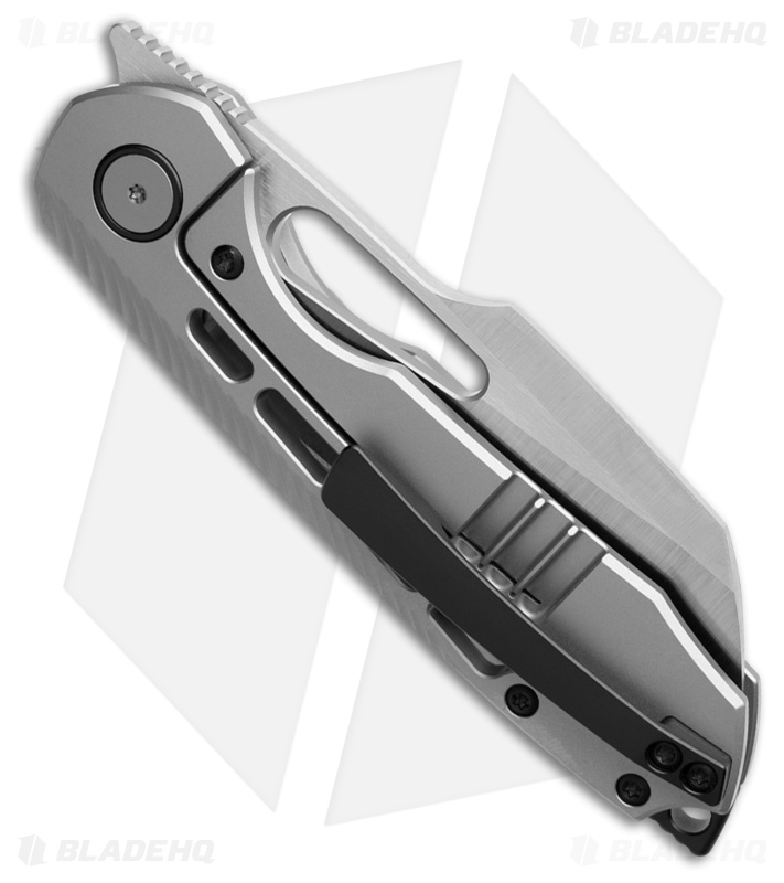 Sparrow Knife Co. Strix Frame Lock Knife BB Skeletonized Titanium (3.4" Satin)