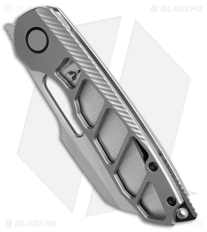 Sparrow Knife Co. Strix Frame Lock Knife BB Skeletonized Titanium (3.4" Satin)