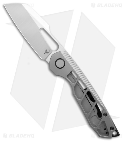 Sparrow Knife Co. Strix Frame Lock Knife BB Skeletonized Titanium (3.4" Satin)