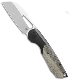 Sparrow Knife Co. Strix Frame Lock Knife DLC Ti/ Black Micarta (3.4" Satin)