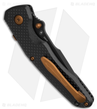 Spartan Blades Soter RaceLock Knife Black G-10/Carbon Fiber (3.5" Black PVD)