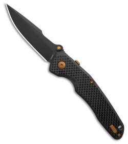 Spartan Blades Soter RaceLock Knife Black G-10/Carbon Fiber (3.5" Black PVD)