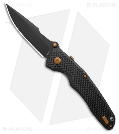 Spartan Blades Soter RaceLock Knife Black G-10/Carbon Fiber (3.5" Black PVD)