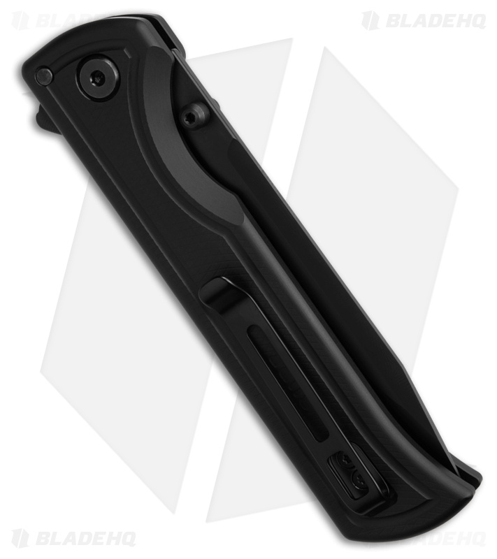 Squid Industries Surf Button Lock Knife Matte Black (3.25" Black)