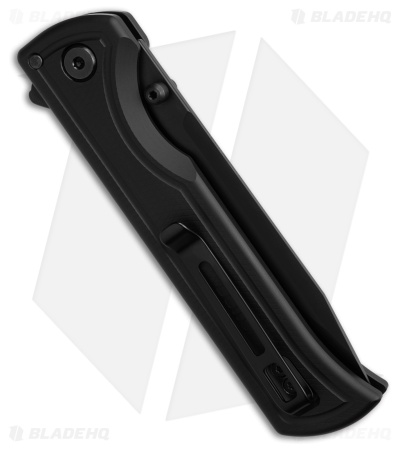 Squid Industries Surf Button Lock Knife Matte Black (3.25" Black)
