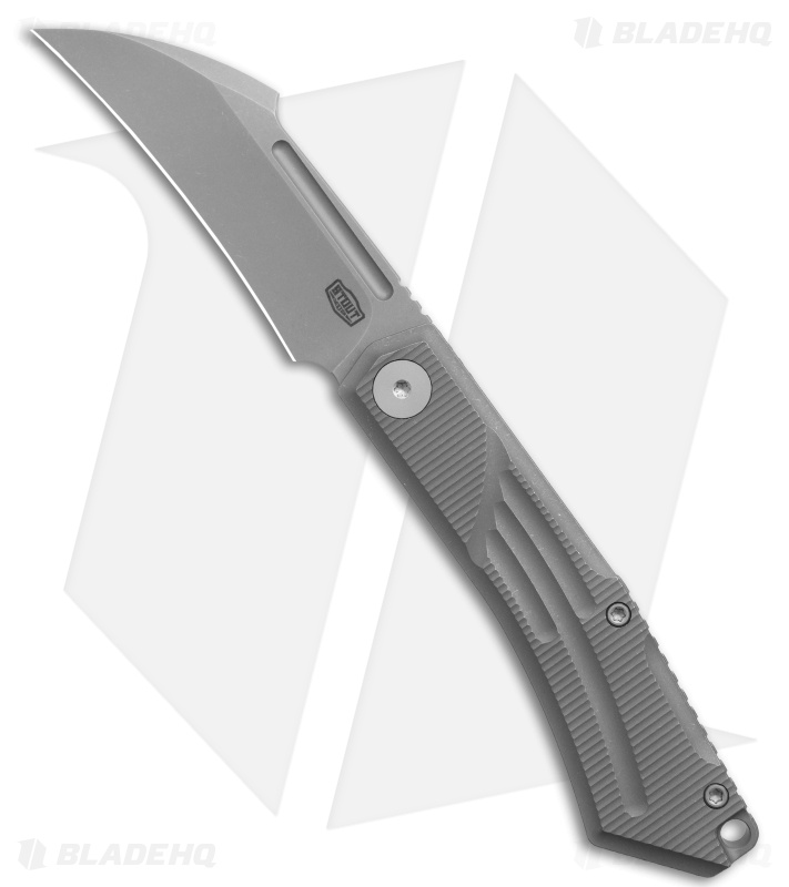 Stout Knife & Tool Sparrow Frame Lock Knife Dark Blast Ti (3.25" Dark Blast)