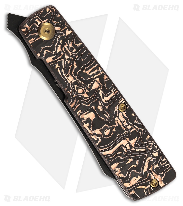 Kansept Knives Higonokami Knife Copper Carbon Fiber Black SW