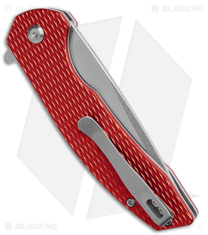 Kansept Knives Accipiter | Red Diamond Aluminum | SW