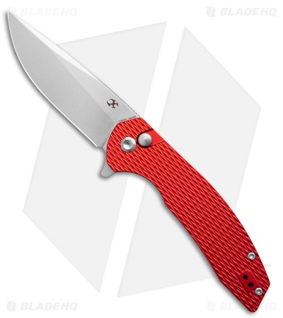 Kansept Knives Accipiter | Red Diamond Aluminum | SW