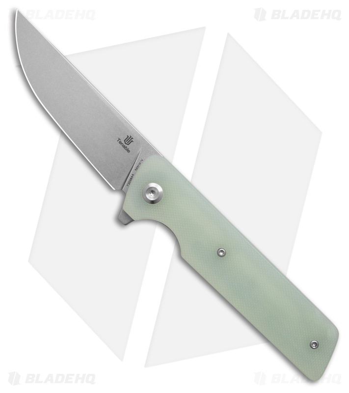 Tenable Knives Anomaly Liner Lock Knife Jade G-10 (3.1" SW) T2038A4