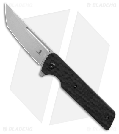 Tenable Knives Anomaly Tanto Liner Lock Knife Black G-10 (3.1" SW) T2038T1