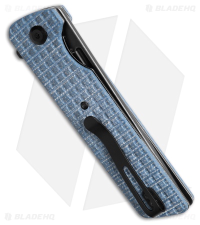 Tenable Knives Anomaly Tanto Liner Lock Knife Blue Frag Micarta (3.1" Black SW)