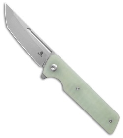 Tenable Knives Anomaly Tanto Liner Lock Knife Jade G-10 (3.1" SW) T2038T4