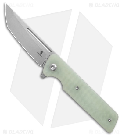 Tenable Knives Anomaly Tanto Liner Lock Knife Jade G-10 (3.1" SW) T2038T4
