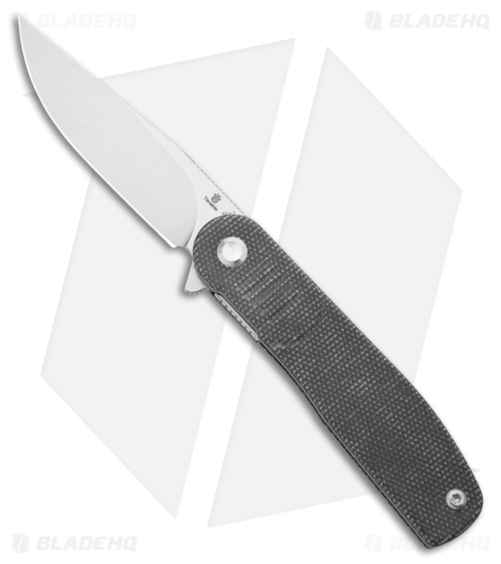 Tenable Knives Einar Liner Lock Knife Black Micarta (3.1" SW)