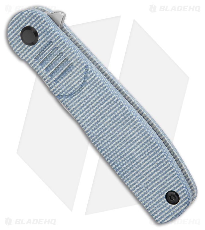 Tenable Knives Einar Liner Lock Knife Blue Micarta (3.1" SW)