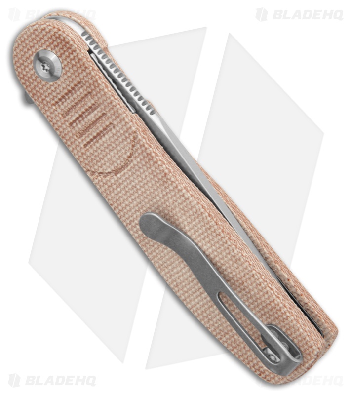 Tenable Knives Einar Liner Lock Knife Brown Micarta (3.1" SW)