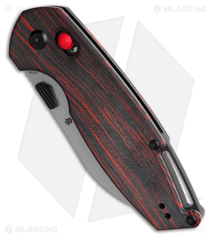 Tenable Knives Model 6 Crossbar Lock Knife Red/Black G-mascus