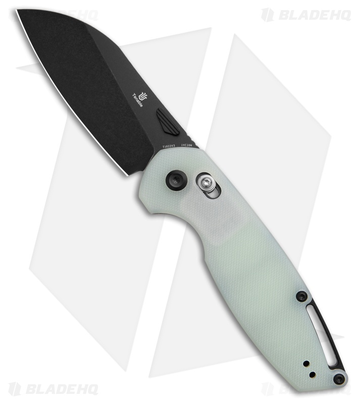 Tenable Model 6 Crossbar Lock Jade G-10 Sheepsfoot Black
