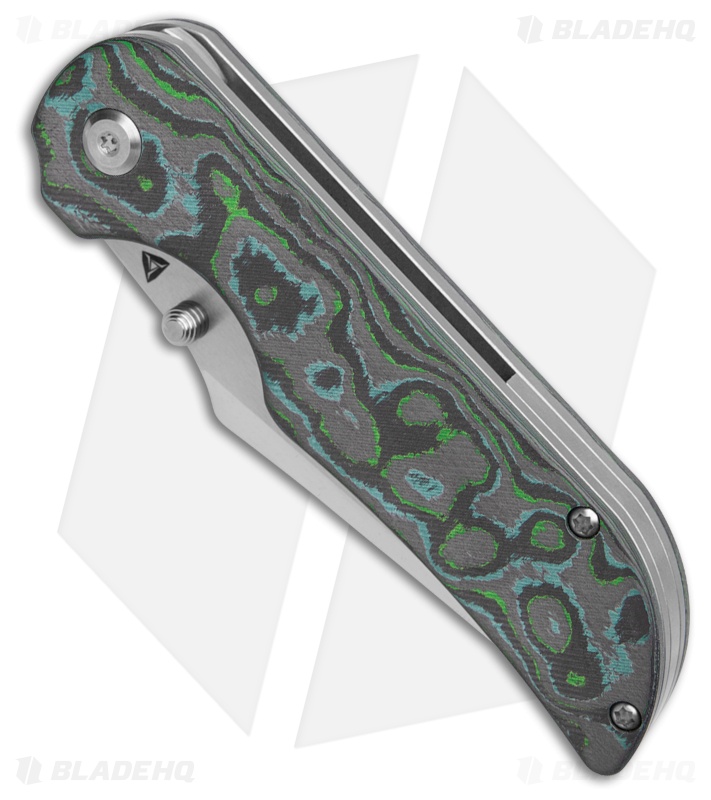 TuyaKnife Coyote Liner Lock Knife Green Kelp (3.25" Polish)