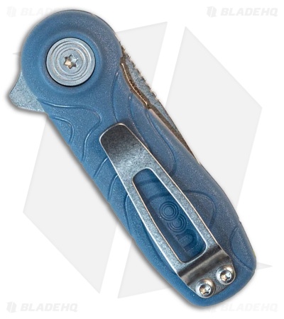 UCO Tinkham Liner Lock Knife Ocean Blue GRN (1.5" Stonewash)