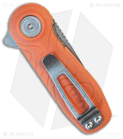UCO Tinkham Liner Lock Knife Tiger Orange GRN (1.5" Stonewash)