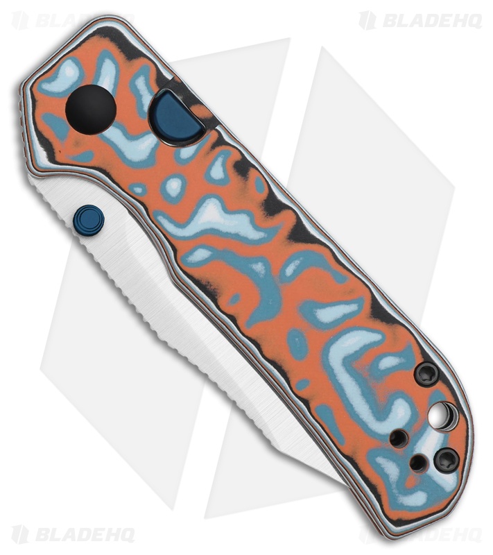 Kizer Nice Guy Button Liner Lock Knife Vortex Pattern Micarta (2.9" Satin)