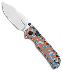 Kizer Nice Guy Button Liner Lock Knife Vortex Pattern Micarta (2.9" Satin)