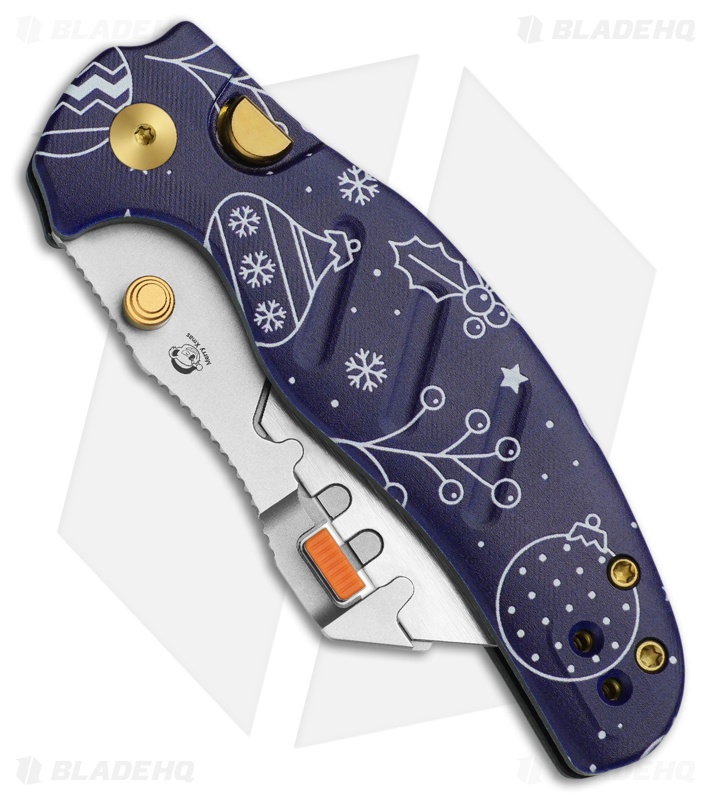 【独男独猫】unit.mfg mountainfree 157 Kizer C01C 2.9 Button Liner Lock Utility Knife Blue G-10 (2.8